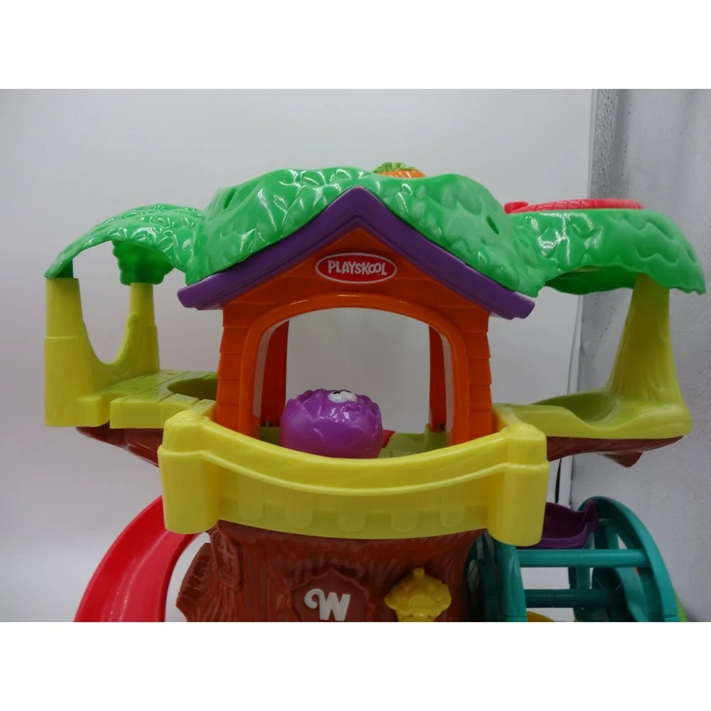 Playskool Weebles Musical  Rare Yellow Treehouse Farm Barn Vegetable Market Veg